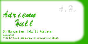 adrienn hull business card